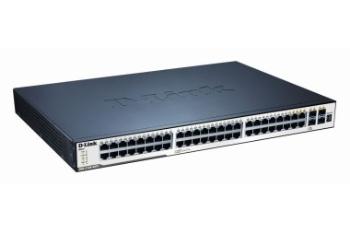 D-Link 48-port 10/100/1000 Layer2 Stackable Gigabit Switch 4-port Combo 1000/SFP