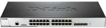 D-Link Unified Wireless 24-Port L2+ Managed Gigabit Switch w/ 4x Combo Ports
