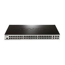 D-Link 48-port 10/100 PoE Layer 2 Managed Switch + 2x Combo 1000Base-T + 2x SFP