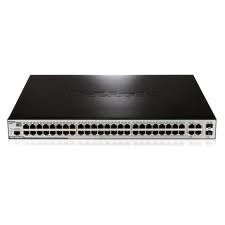 D-Link 48-port 10/100 PoE Layer 2 Managed Switch + 2x 1000Base-T + 2x Combo SFP