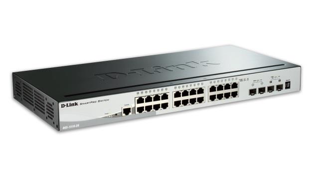 D-Link 20-Port Gigabit Stackable SmartPro Switch 2x SFP and 2x 10G SFP+ ports
