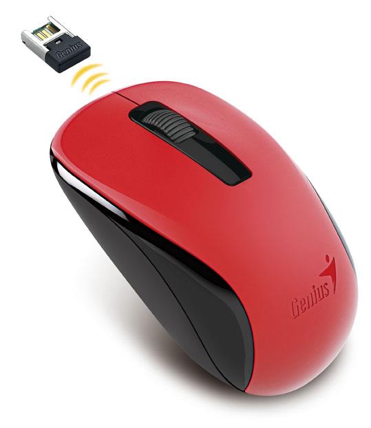 Genius optical wireless mouse NX-7005, Red