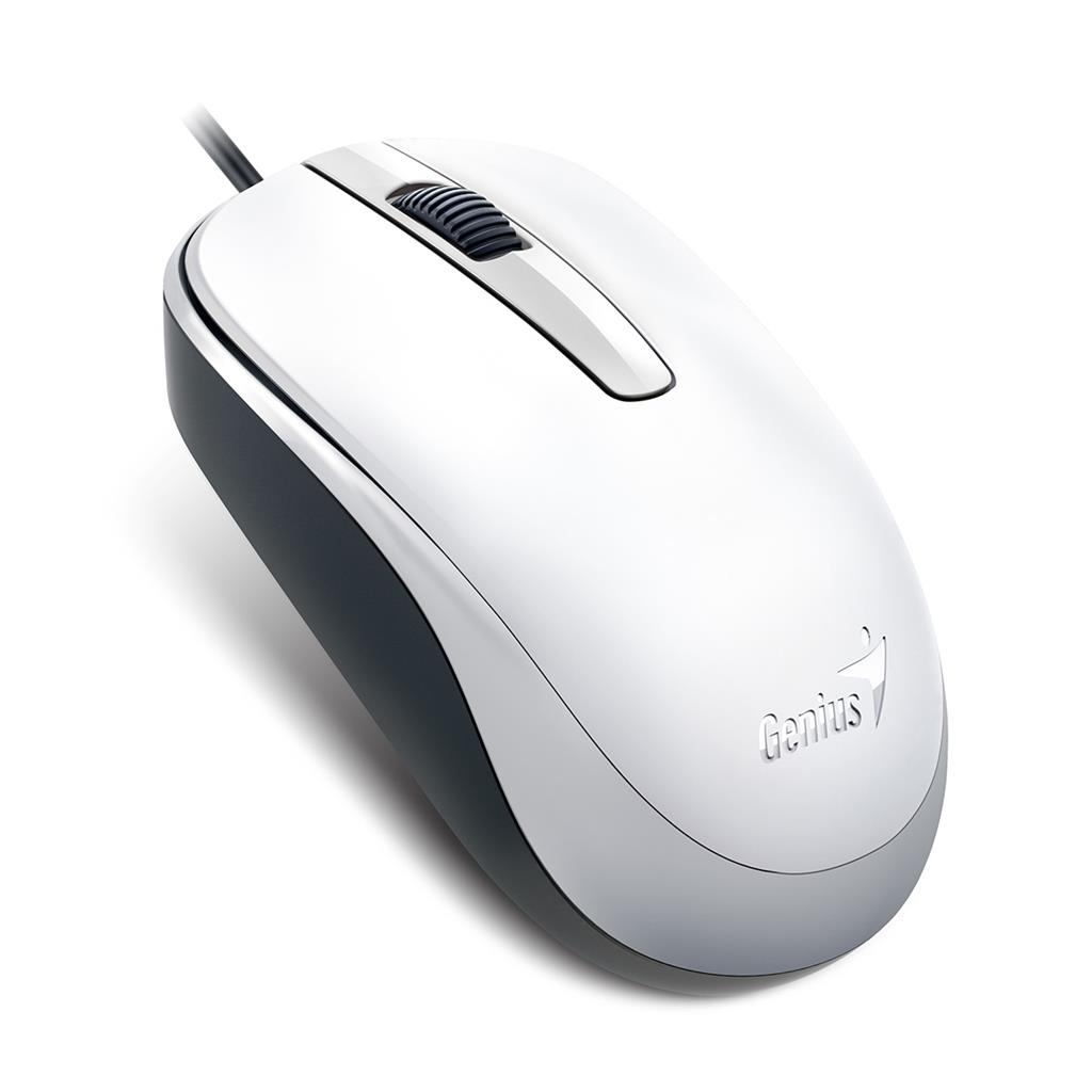 Genius optical wired mouse DX-120, White