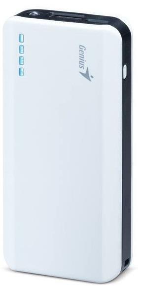 Genius Power Bank ECO-u622, 6000 mAh, White