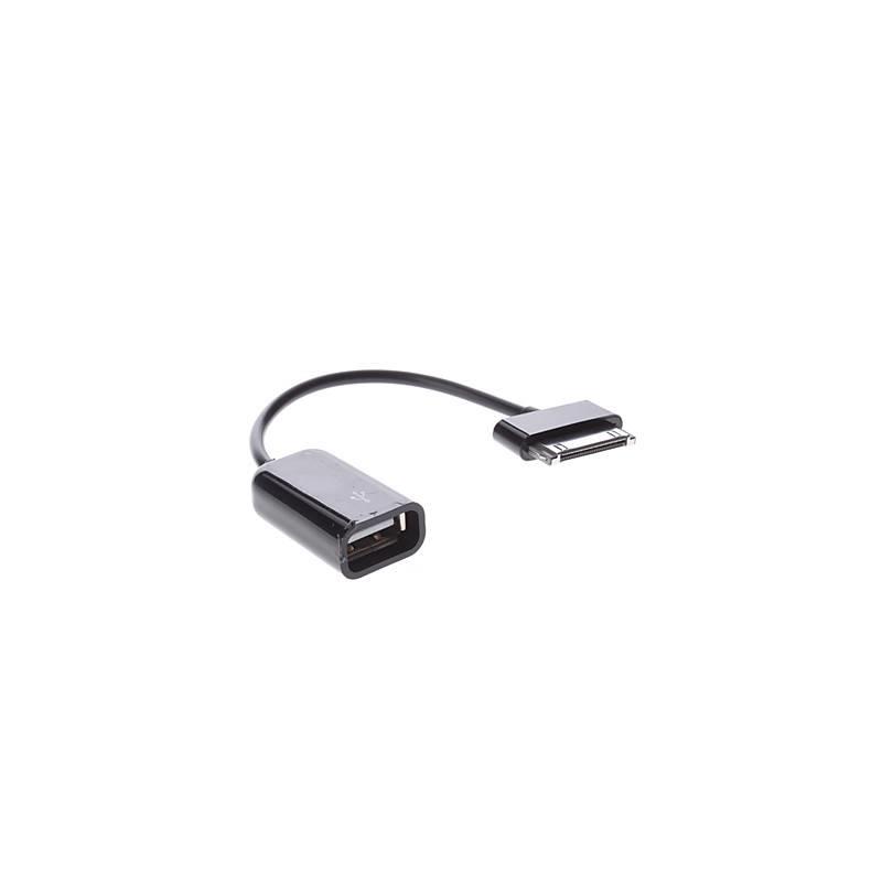 Techly USB OTG adaptÃ©r pro Samsung Galaxy Tab, ÄernÃ½, 20 cm