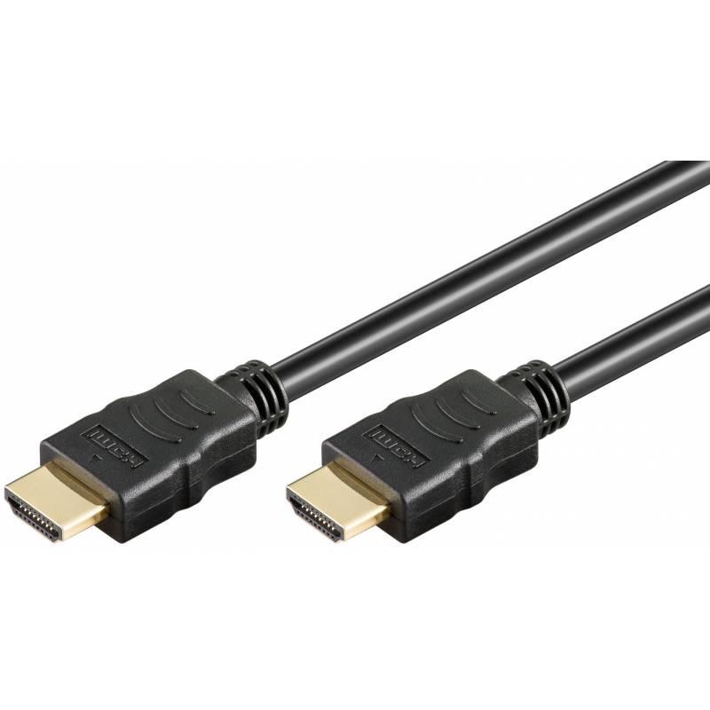 Techly Kabel k monitoru HDMI-HDMI M/M 1.4 Ethernet, stÃ­nÄnÃ½, 3m, ÄernÃ½