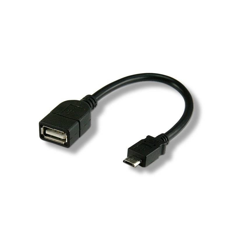 Techly kabel USB 2.0 OTG micro-B/M - A/F