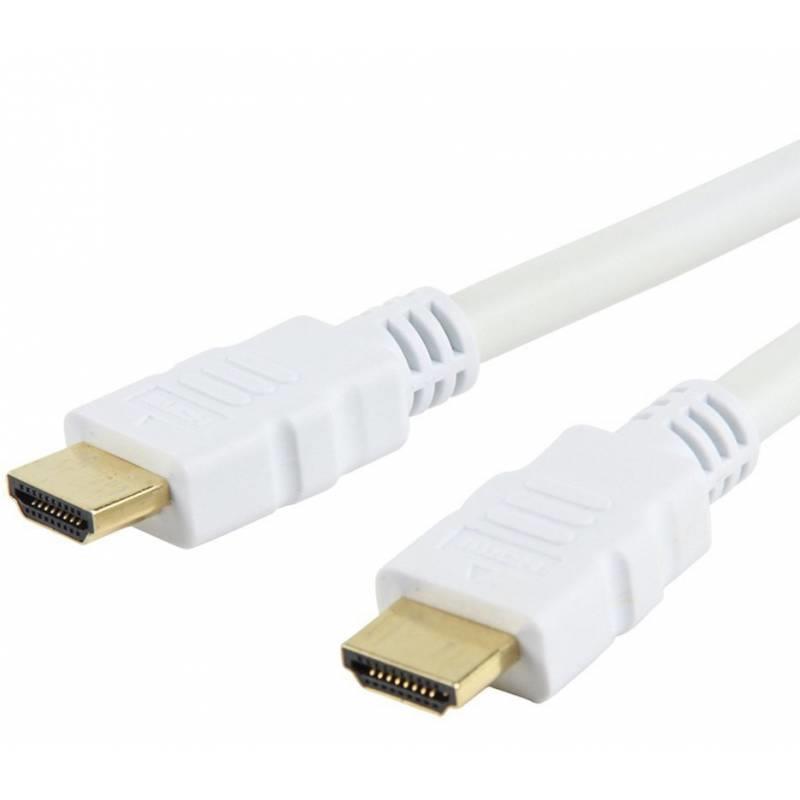Techly Kabel k monitoru HDMI-HDMI M/M 1.4 Ethernet 3D 4K, 2m, bÃ­lÃ½