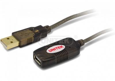 Unitek prodluÅ¾ovacÃ­ kabel USB 2.0 5m, aktivnÃ­