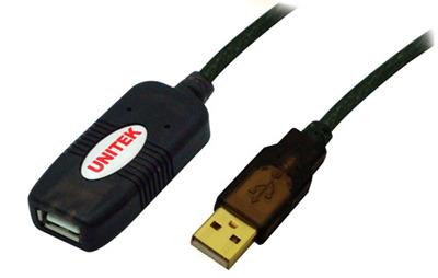 Unitek prodluÅ¾ovacÃ­ kabel USB 2.0 10m, aktivnÃ­