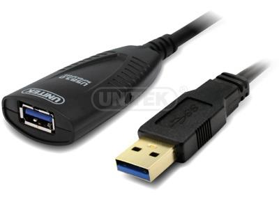 Unitek prodluÅ¾ovacÃ­ kabel USB 3.0 5m, aktivnÃ­