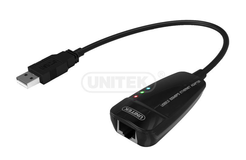 Unitek Y-1466 adaptÃ©r USB 2.0 - Fast Ethernet