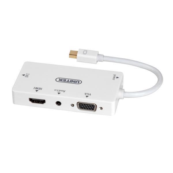 Unitek Y-6354 adaptÃ©r miniDisplayPort - HDMI/DVI/VGA/Audio