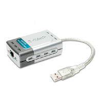 D-Link USB 2.0 10/100Mb/s FastEthernet adaptÃ©r