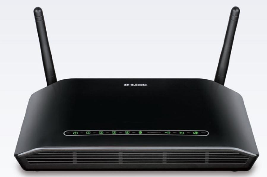 D-Link Wireless N ADSL2+ Router, 4 Port 10/100 Switch, Shareport (Annex B)