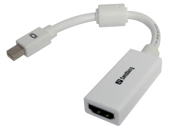 Sandberg adaptÃ©r Thunderbolt/Mini DisplayPort > HDMI, bÃ­lÃ½