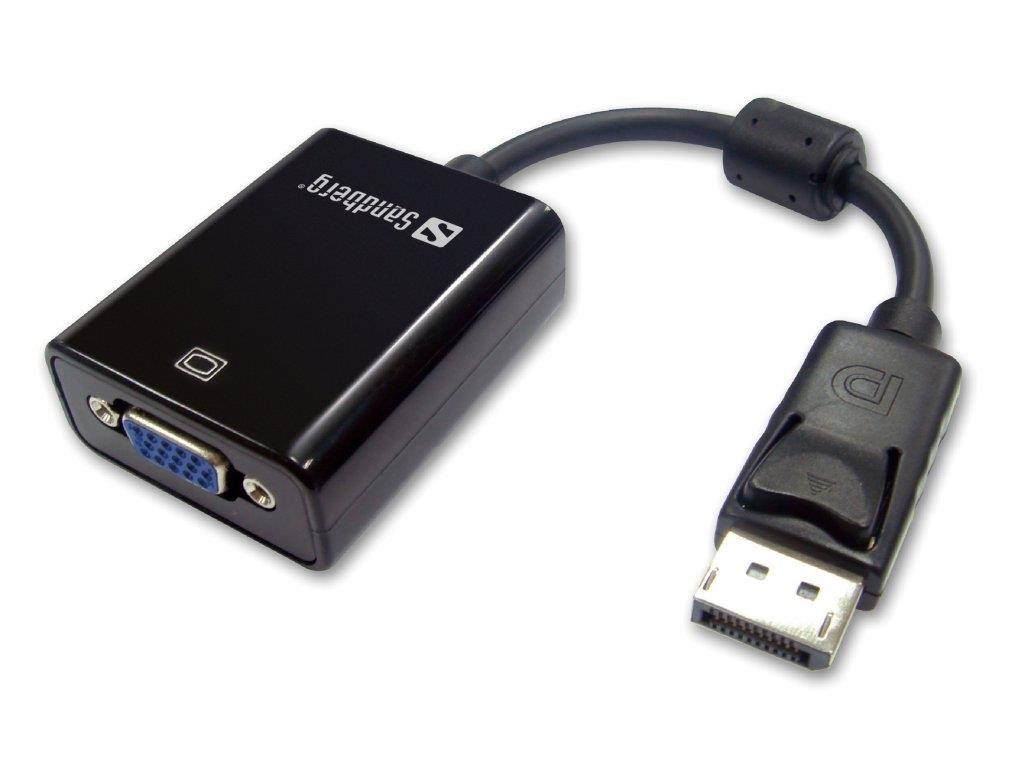 Sandberg adaptÃ©r DisplayPort > VGA