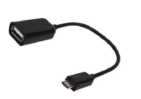 Sandberg adaptÃ©r OTG Micro USB samec > USB samice, ÄernÃ½