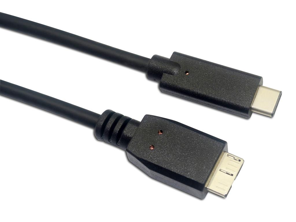 Sandberg kabel USB-C > USB3.0 Micro-B, 1m, ÄernÃ½