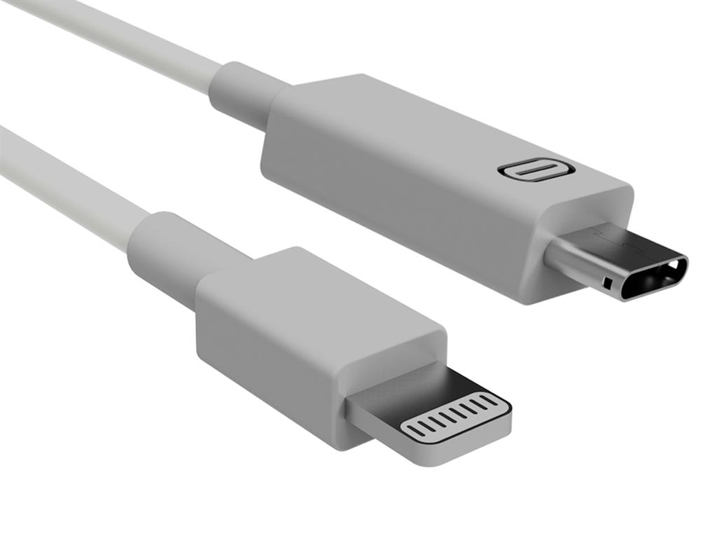 Sandberg kabel USB-C > Apple Lightning, 1m, bÃ­lÃ½