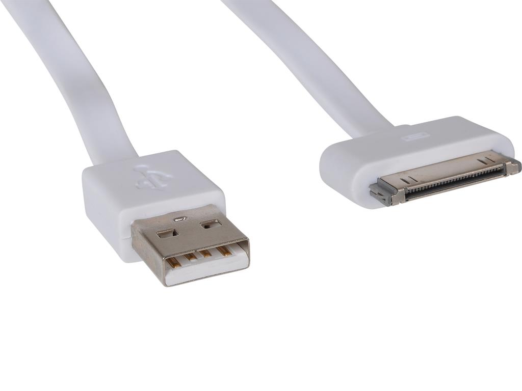 Sandberg USB - 30pin Cable Flat 1m