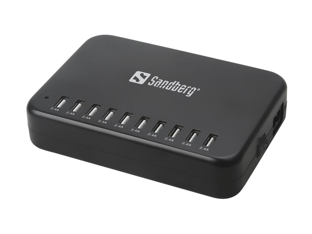 Sandberg USB Master Charger Pro, 10 USB x 2.4A