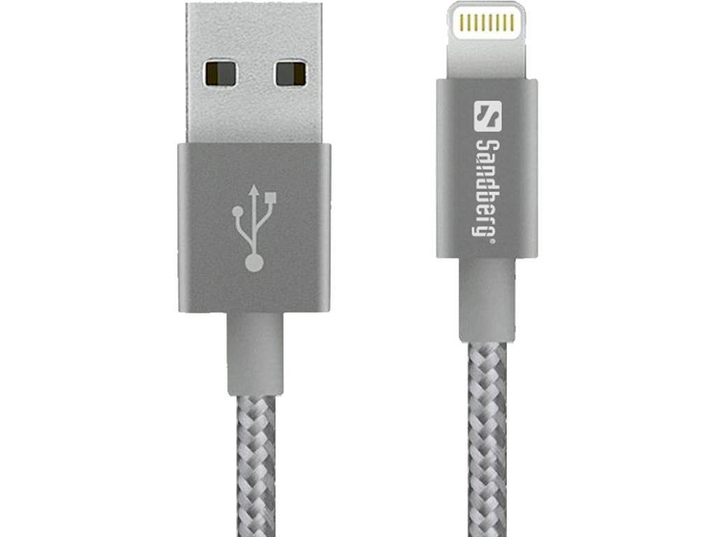 Sandberg USB/lighting adaptÃ©r, 1m