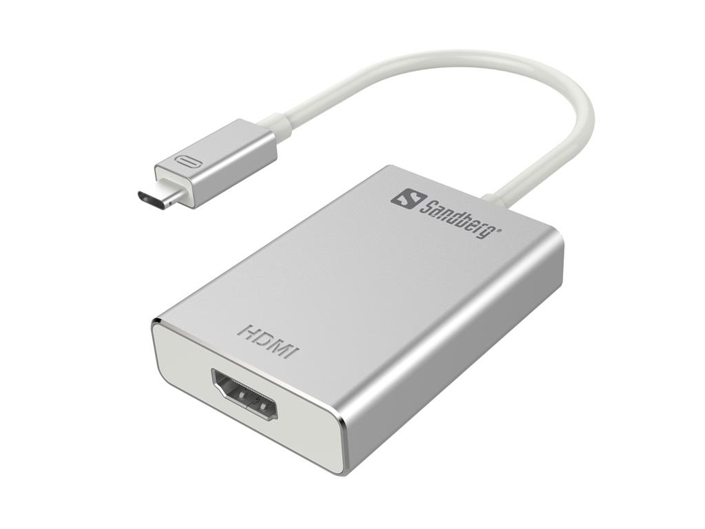 Sandberg kabel USB-C samec > HDMI