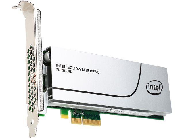 IntelÂ® SSD 750 Series (400GB, HHHL PCIe NVMe 3.0 x4, 20nm, MLC) Single Pack