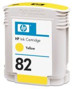 Inkoust HP 82 yellow | 69ml | designjet800/800ps500/500ps