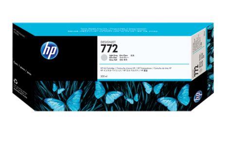InkoustovÃ¡ nÃ¡plÅ HP 772 svÄtle Å¡edÃ¡ | 300ml | DesignJet