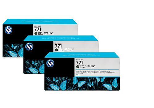 Ink HP Designjet 771 black | 775 ml | HP Designjet Z6200 | 3 pcs