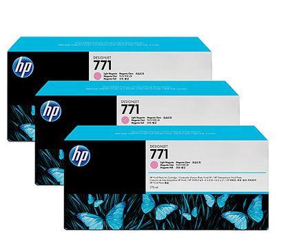 Ink HP Designjet 771 light magenta | 775 ml | HP Designjet Z6200 | 3 pcs