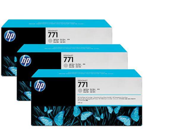 Inkoust HP Designjet 771 svÄtle Å¡edÃ½ | 775 ml | HP Designjet Z6200 | 3 ks