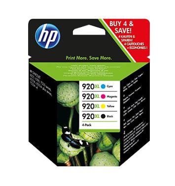 HP 920XL Combo Pack CMYK | OfficeJet 6000/6500