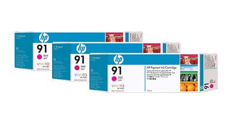 Inkoust HP 91 magenta 3pack | 3x775ml