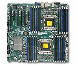 DP, Xeon E5-2600 processors, C602 chipset, EE-ATX (13.68" x 13"), 24 DIMM, 4x Gb