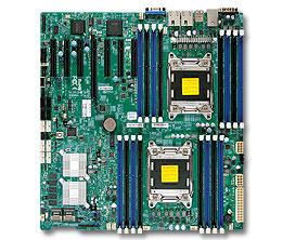 DP, Xeon E5-2600 processors, C602 chipset, E-ATX (12" x 13"), 7x PCI-E 3.0, SAS2