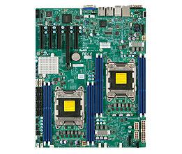 DP, Xeon E5-2600 processors, C602 chipset, E-ATX (10.3" x 13"), DCO (thermal opt