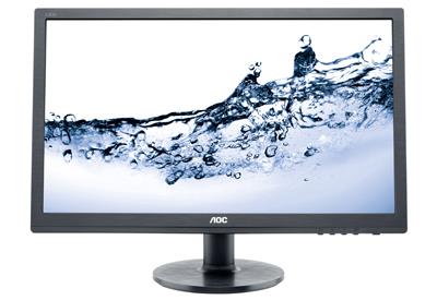 AOC LCD e2460Sh 24'' LED, 1ms, DC 20mil., DVI, HDMI, repro, 1920x1080, Ä