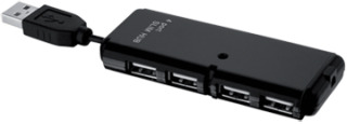 I-BOX Hub USB 2.0, 4 porty, ÄernÃ½