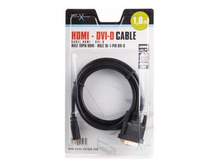 Natec kabel HDMI(M)-DVI-D(M)(18+1) pozlacenÃ½ 1.8m, blister