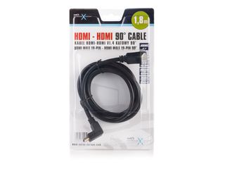Natec kabel HDMI 1.4 M/M pozlacenÃ½ ÃºhlovÃ½ 1.8m, blister