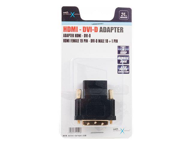 Natec adaptÃ©r HDMI(F)->DVI-D(M)(18+1) single link