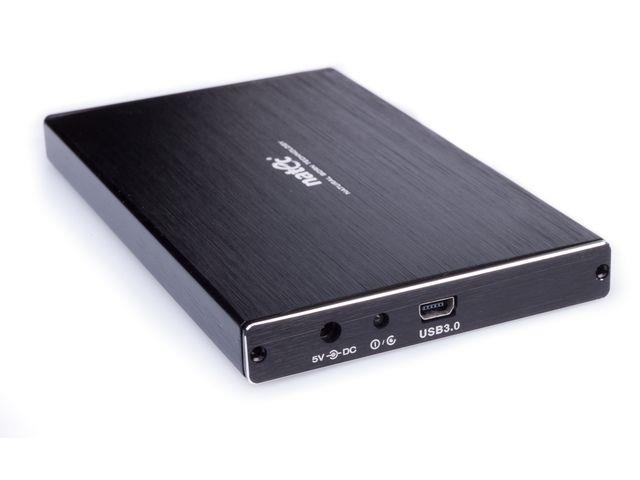 Natec RHINO LTD ExternÃ­ box pro 2.5'' SATA HDD/SSD, USB 3.0,slim,hlinÃ­kovÃ½,ÄernÃ½