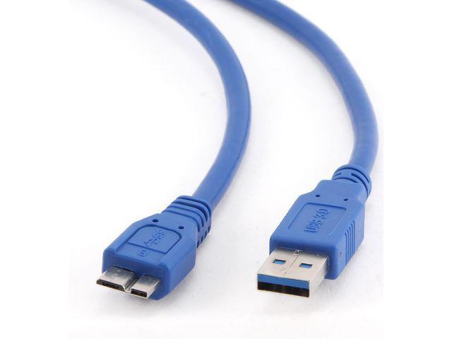Natec kabel USB 3.0 AM/micro USB, 0.5m, modrÃ½, blister