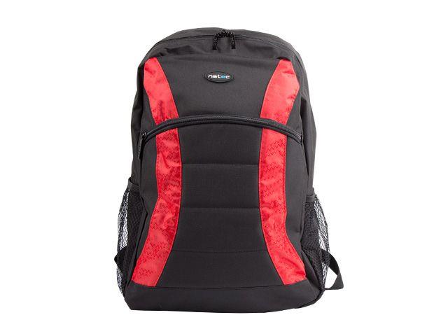 Natec notebook backpack YAK black-red 15,6''