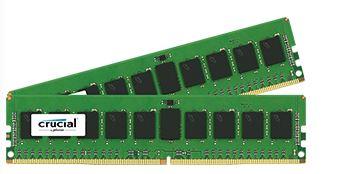 Crucial 2x8GB 2133MHz DDR4 CL15 SR x4 ECC Registered DIMM 288pin