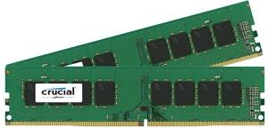 Crucial 8GB (Kit 2x4GB) 2133MHz DDR4 CL15 Single Ranked UDIMM 1.2V