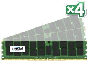 Crucial 128GB (Kit 4x32GB) 2133MHz DDR4 CL15 QR x4 Load Reduced DIMM 288pin